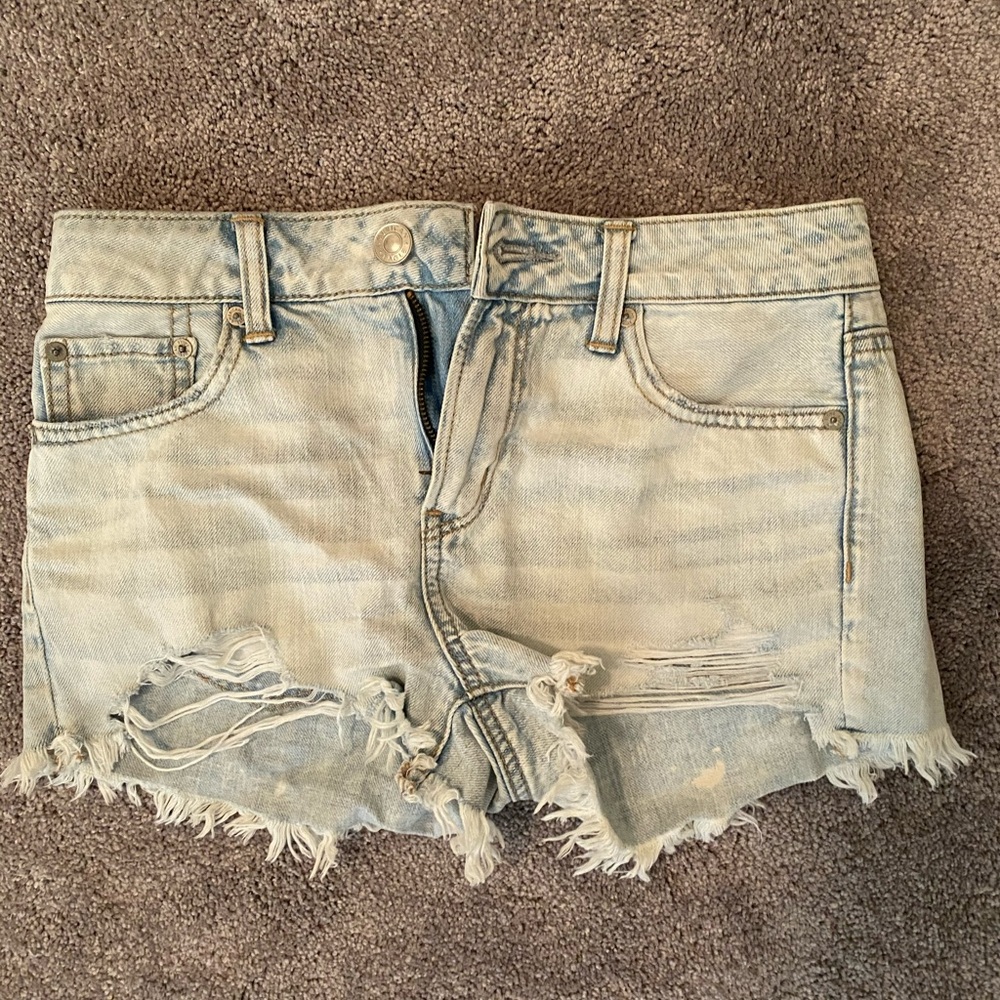 American Eagle Denim High Waisted Shorts